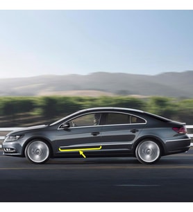 VW Passat CC 2013-2017 Sol Ön Kapı Çıtası Kromaj 3C8853071B