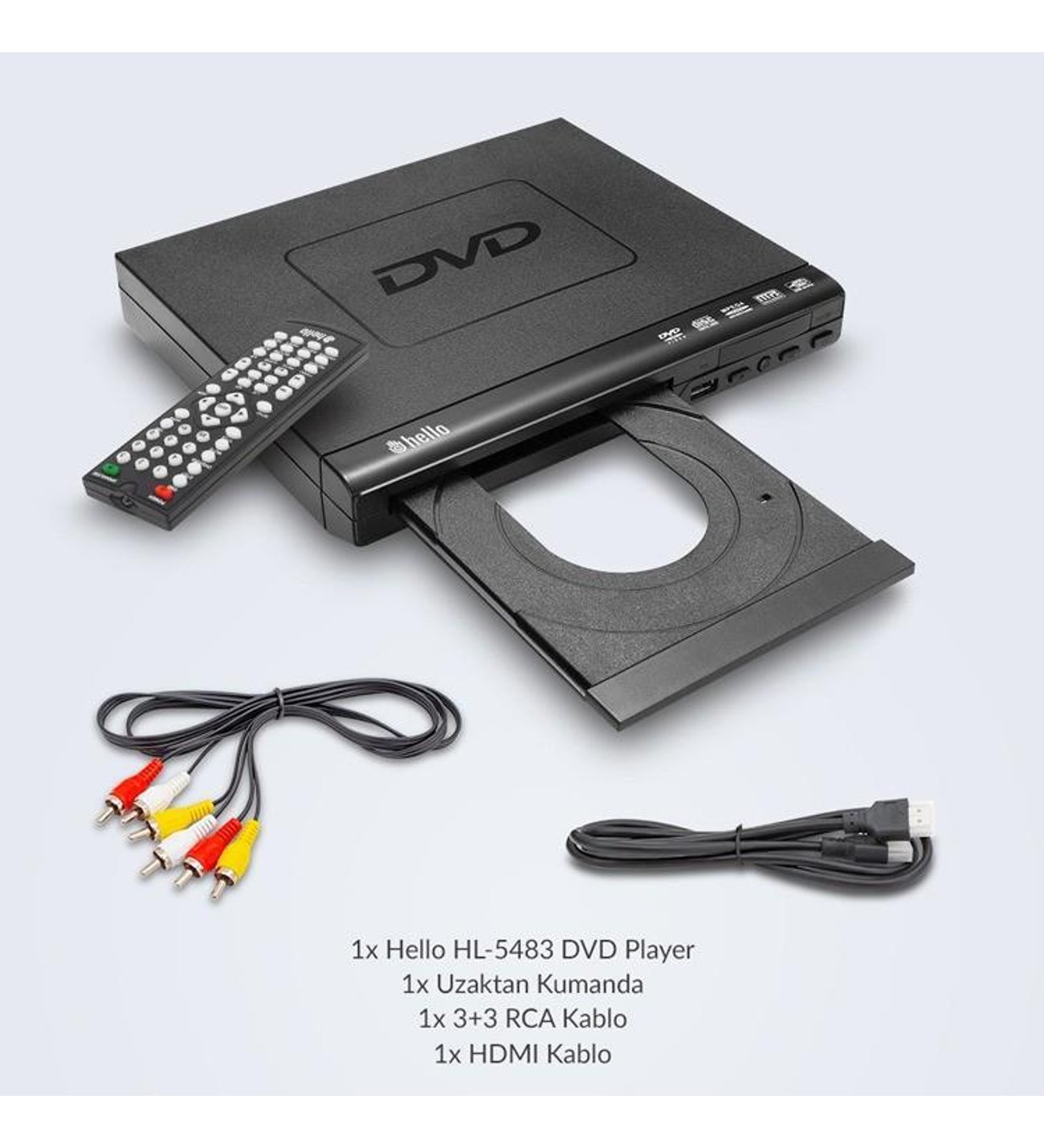 Hello HL-5483 USB Girişli DVD Player