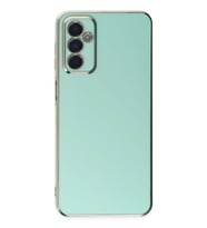Mey İthalat® Samsung Galaxy M23 Kılıf Volet Silikon - Açık Yeşil