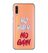 Samsung Galaxy A50 - A30S - A50S Uyumlu Fitness Tasarımlı Şeffaf Telefon Kılıfı