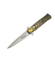 Sibirya Cobra Çakı Gold Marka:Sibirya Ürün Kodu: S-2075A 21,5 CM