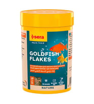 sera goldfish Flakes nature 100 ml 22 g SKT: 11/2028 Orjinal Kutusunda Bitkisel Pul Balık Yemi