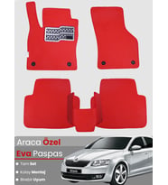 SKODA OCTAVİA A5 (2004-2012) Uyumlu EVA Paspas Tam Set–Oto Paspas,Araca Özel,Kolay Montaj