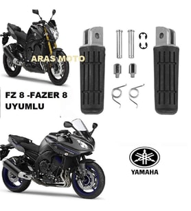 Yamaha Fazer 8 -Fz 8 Uyumlu Ön Basamak Seti A Kalite_Supermoto (Renksiz)