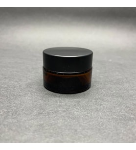 20 cc Cam Amber Krem Kavanozu  - Kapak İçi Contalı- 20ml Kahverengi Krem Kavanozu  x 10 Adet