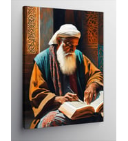 Kanvas Tablo Kitap Okuyan Adam