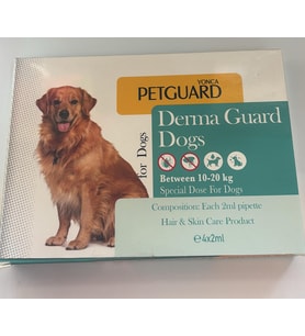 Petguard 10-20 Kg Köpekler İçin Dış Etkenlere Karşı Koruma Damla 4x2 ml