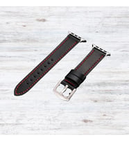 Ally Apple Watch 42/44/45mm Deri Kordon Kayış  SİYAH