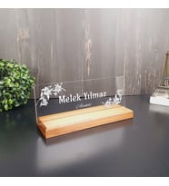 Hediyekralı Kişiye Özel Modern Tasarımlı Masa İsimliği