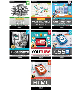 KODLAB YAYIN HIZLI VE KOLAY WEB TASARIM SETİ (Siyah - Beyaz)