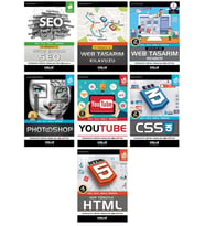 KODLAB YAYIN HIZLI VE KOLAY WEB TASARIM SETİ (Siyah - Beyaz)
