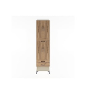 Hyperion Dolap 3 Raflı 3 Çekmeceli 4 Kapaklı 60x44x243 Aytaşı-Çam
