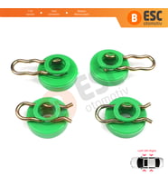 Saab 9-3 9-5 Volvo 740 850 940 960 S70 S90 V70 V90 XC70 1 4493433 için Cam Kriko Kayar Pivot Klipsi