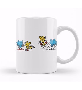 Sonic Tails Kupa Bardak Porselen