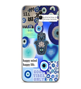 Huawei Mate 20 Lite Uyumlu Baskılı Yumuşak Silikon Şeffaf Telefon Kılıfı
