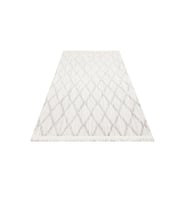 Makine Kaymaz Yıkanabilir Krem Baklava Jüt Salon Halısı Mutfak Halısı Koridor Halısı Yolluk 4 grey