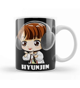 Stray Kids Hyunjin Chibi Kupa Bardak Porselen