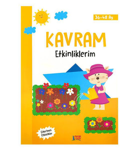 3-4 Yaş Kavram Etkinliklerim Kitabı Erdem Yayınları