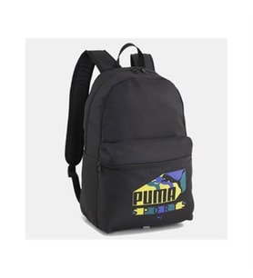 Puma 090709-01 Puma Phase Sports Prınt Bp Puma Black-Sports Prınt Erkek Sırt Cantası SİYAH