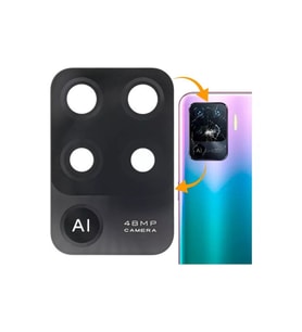 Reno 5 Lite Kamera Lens Camı