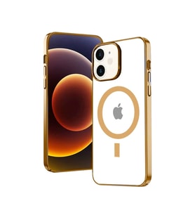 Ally iPhone 12 - 12 Pro 6.1inç Magsafe Uyumlu Renkli Kenar Silikon Kılıf-(5775) - SSSSSS2317-127