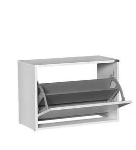Adore Mobilya Step Oturaklı Ayakkabılık-Mat Beyaz 60x42x30 cm (GxYxD)