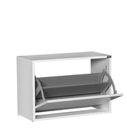 Adore Mobilya Step Oturaklı Ayakkabılık-Mat Beyaz 60x42x30 cm (GxYxD)