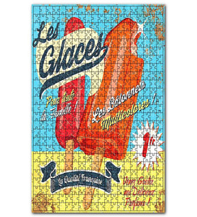 Cakapuzzle Kaliteli Dondurma Görseli Puzzle Yapboz MDF (Ahşap) (120 Parça)