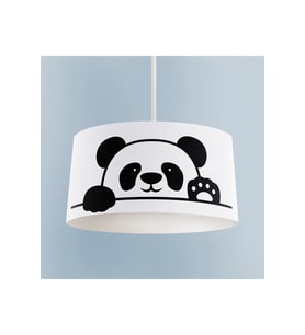 MEKTA HOME BEBEK VE ÇOCUK ODASI El Sallayan Sevimli Panda Desenli Avize