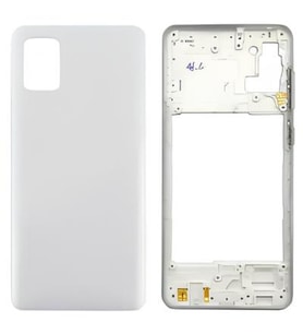 Samsung Galaxy A31 - SM-A315F FULL Kasa Arka Kapak Takım BEYAZ