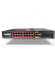 POE-G1621SFP-300W 16 PORT GIGABIT+2XGB RJ45+1XSFP UPLINK POE RACKMOUNT SWITCH (REALTEK CHIPSET)