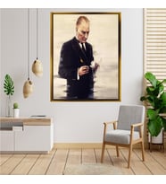 ÇERÇEVELİ ATATÜRK TABLO S164