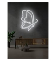 Kelebek Figürlü Neon Tabela
