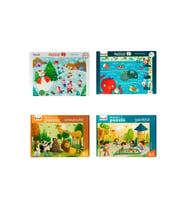 Kartopu/ormanda/parkta/yüzme Yarışı Puzzle