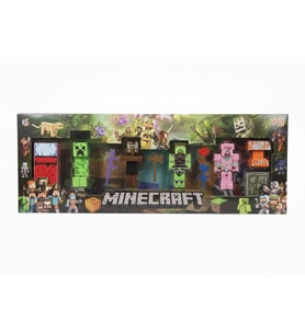 Creeper Minecraft 4 Karakter 7 Aksesuar 11 Parça Çocuk Figür Oyun Set