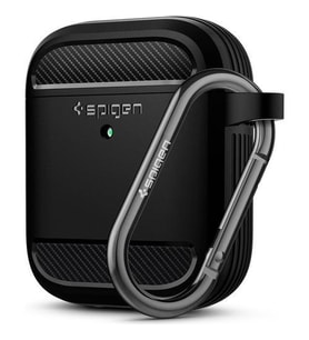 Spigen AirPods 2/1 Nesil Uyumlu Kılıf Rugged Armo