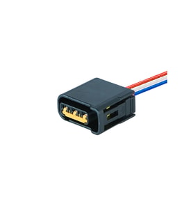 Bobin Soketi Siyah 3 Pin Kablolu