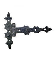 Antika Tarz Dekoratif Pirinç Yıldız Kuyruklu Menteşe - 85x110 Mm, Oksit