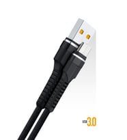 Powerway QC47 USB-C / Type-C 3.0 Amper QC 1 Metre Şarj ve Data Kablosu