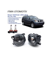 8200074008-camlı Sağ+Sol Nissan Pathfinder 2005 Sis Farı Set Oem: 8200074008 Uyumlu