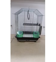 Netx 300 Seri Köşeli Kuş Kafesi Metalik 36x26x44cm Muhabbet , Hint Bülbülü, Kanarya, Küçük Paraket kuşlar için