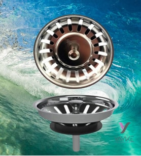 Yayke Çöpmak Lavabo Süzgeci Lavabo Gider Süzgeci Mutfak Lavabo Evye Süzgeci Metal Çay Süzgeci