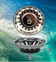 Yayke Çöpmak Lavabo Süzgeci Lavabo Gider Süzgeci Mutfak Lavabo Evye Süzgeci Metal Çay Süzgeci