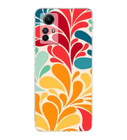 PrintiFy Xiaomi Redmi Note 12S ile Uyumlu Retro Color 5  Kamera Korumalı Şeffaf  Kılıf