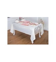 Afife Kadife Pudra Krem Sofra Takımı 8 Kişilik 160x230 Cm 34 Parça -1428 (Standart)