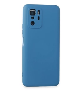 Mey İthalat® Poco X3 GT Kılıf Nano içi Kadife Silikon - Mavi