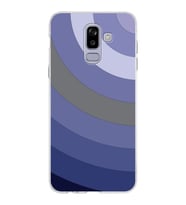 Samsung Galaxy J8 Kapak Renk Cümbüşü Tasarımlı Şeffaf Silikon Kılıf