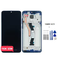 Xiaomi Redmi NOTE 8 PRO Uyumlu Lcd Ekran Dokunmatik Servis Lcd ÇITALI MAVİ + TAMİR SETİ
