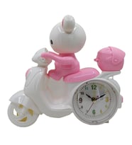 Hedyex Motorcycle Motor Model Alarmlı Masa Saati Pembe MH3010P