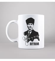 Atatürk ( Atam ) Tasarımlı Kupa